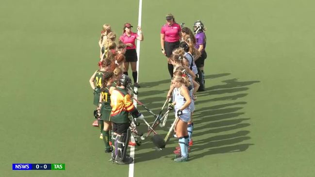 REPLAY: Australian U18's Girls Hockey Championships - TAS vs NSWS