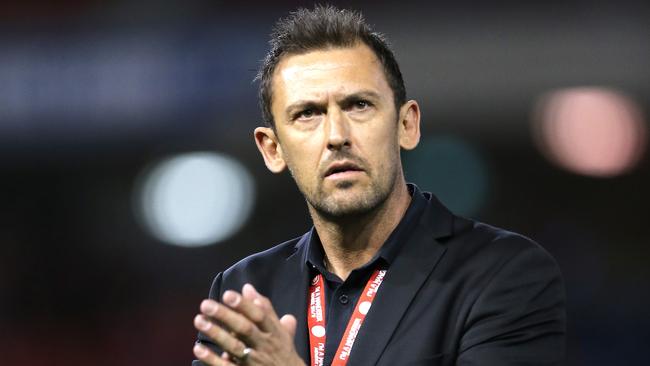 Tony Popovic coach of the Wanderers.