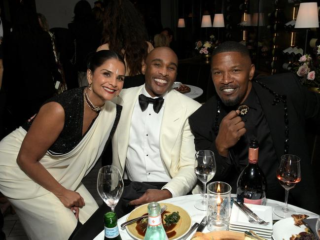 Foxx looked happy and relaxed as he joined showbiz peers at the afterparty. Picture: Charley Gallay/Getty Images for Netflix