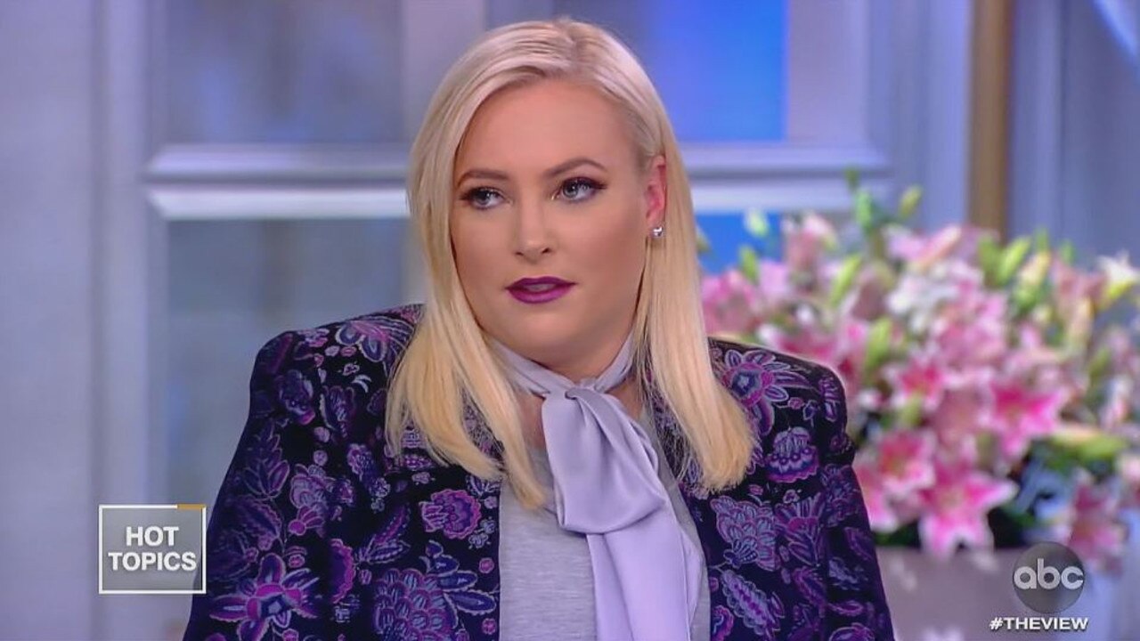 US TV personality Meghan McCain. Picture: ABC.