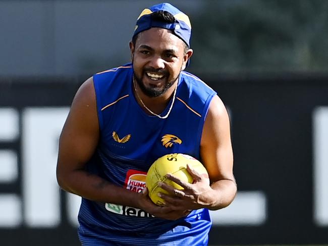 Williw Rioli is determined to reach full fitness. Picture: Ian Munro