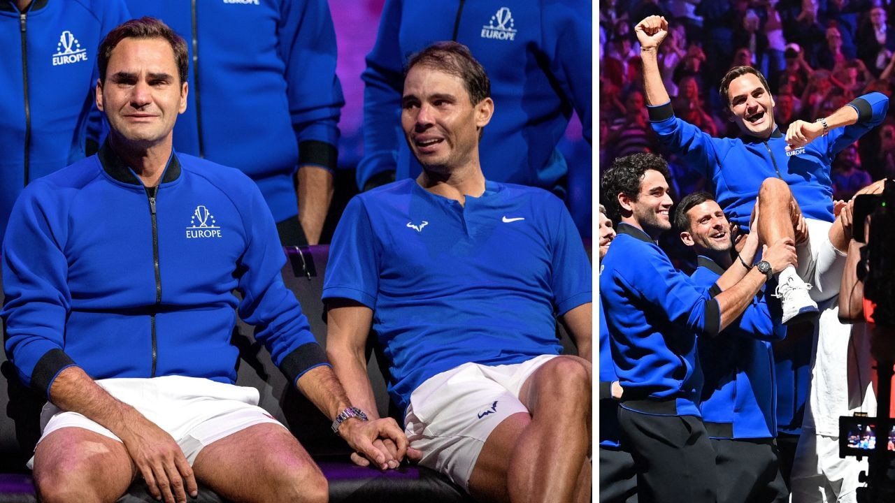 Tennis 2022: Roger Federer on photo of him holding hands with Rafael Nadal,  in tears at retirement at Laver Cup