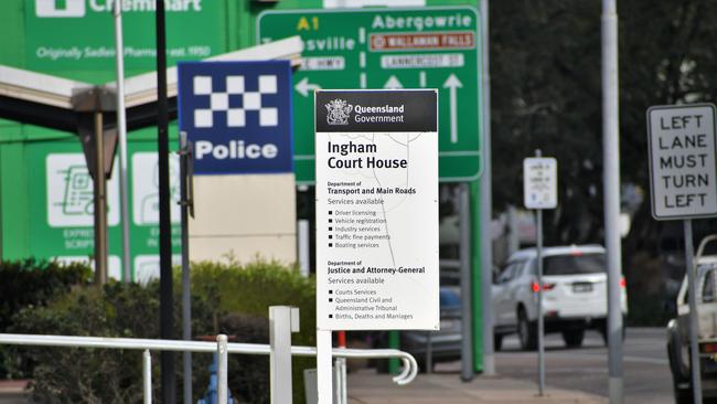 Ingham Magistrates Court and Ingham Police Station on Palm Terrace on the Bruce Highway on Thursday. Picture: Cameron Bates