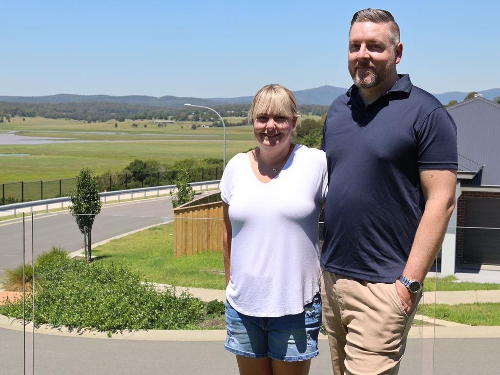 Wallis Creek residents Adam Buchanan and Megan Lye.