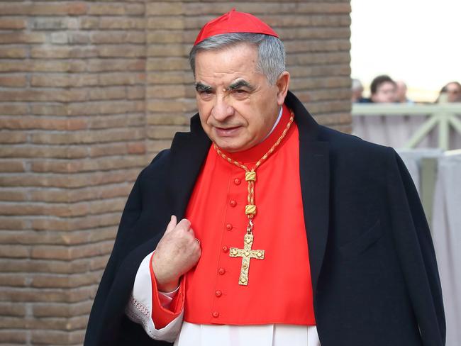 Italian Cardinal Giovanni Angelo Becciu has been sentenced to more than five years in jail for fraud. Picture: Grzegorz Galazka/Mondadori Portfolio/Getty Images