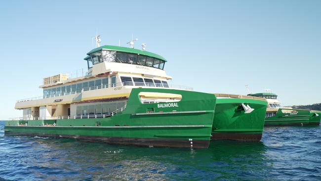 Transport chief Howard Collins said the broken window had nothing to do with the “Balmoral” operating in big seas. Picture: NSW Government.