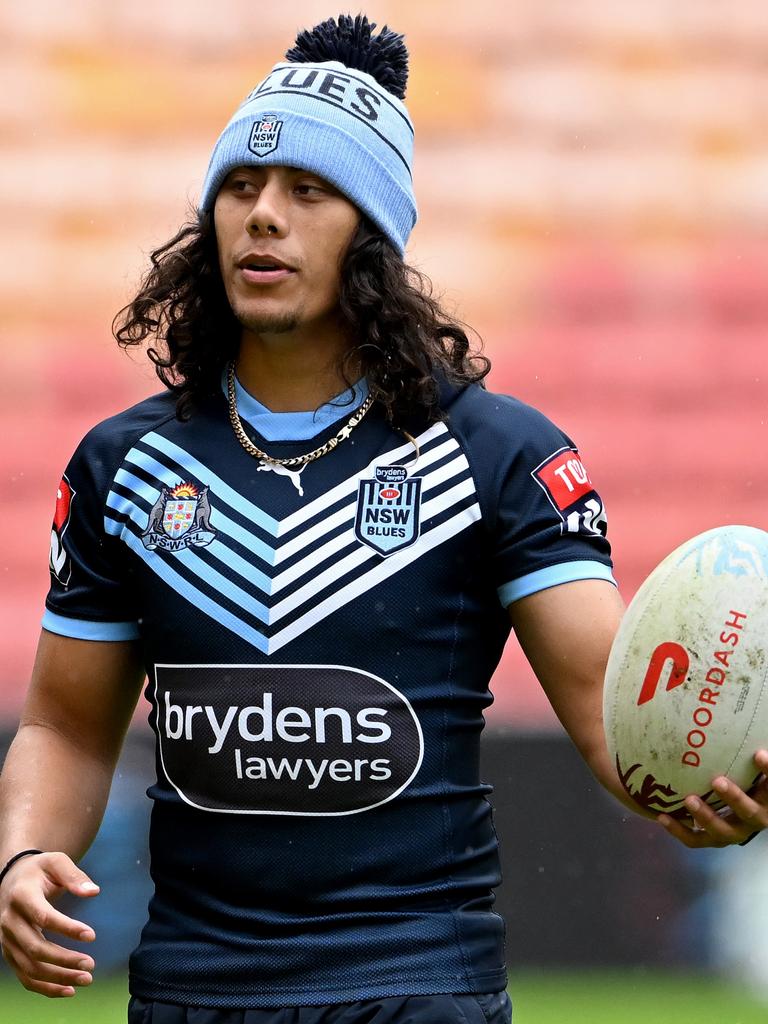 Jarome Luai is under pressure to hold his spot in the NSW team.