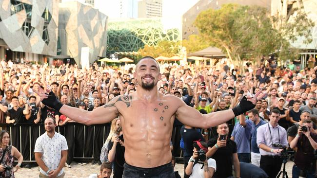 Whittaker is one of Australian sport’s biggest stars. Photo by Vince Caligiuri/Zuffa LLC/Zuffa LLC.