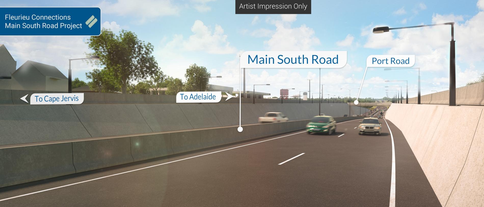 How Port Road would look. Picture: Supplied