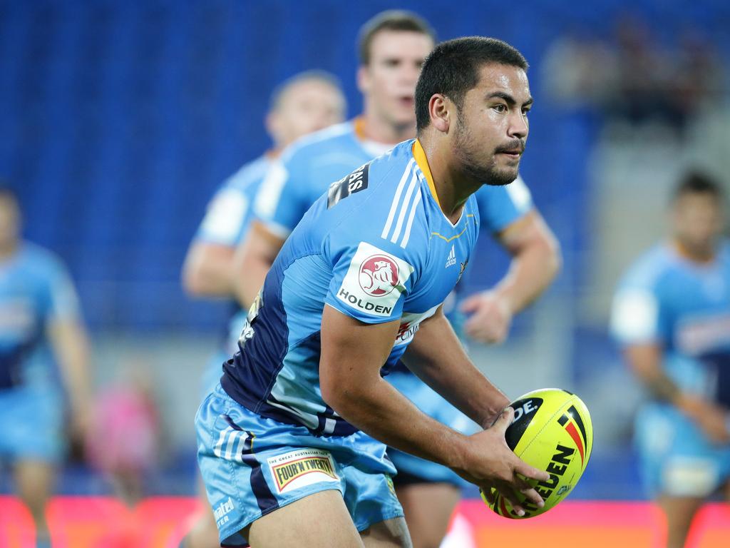 Hughes played under-20s for the Titans. Picture: Adam Head