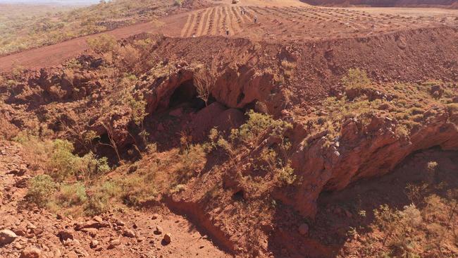 Juukan Gorge in Western Australia was one of the earliest known sites occupied by Indigenous Australians. Picture: AFP