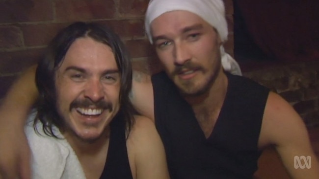 Ben Gillies and Daniel Johns. Picture: ABC