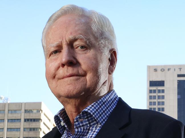 Veteran Queensland developer Kevin Seymour who's currently mentoring his grandkids through their first development The Oxlade, Brisbane. Picture: Liam Kidston