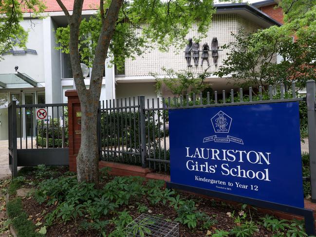 Lauriston Girls’ School paid its key leaders a combined $1.8m. Picture: Ian Currie