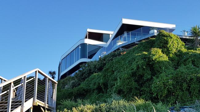 John Ibrahim's Dover Heights home. A secret tunnel is said to run under the house.