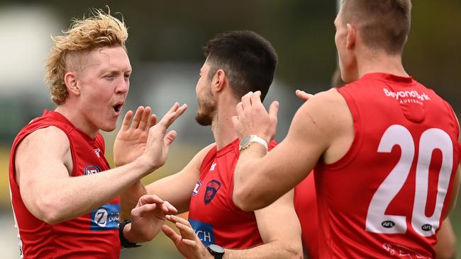 Clayton Oliver could cop some more attention in Round 5. Picture: Quinn Rooney/Getty Images