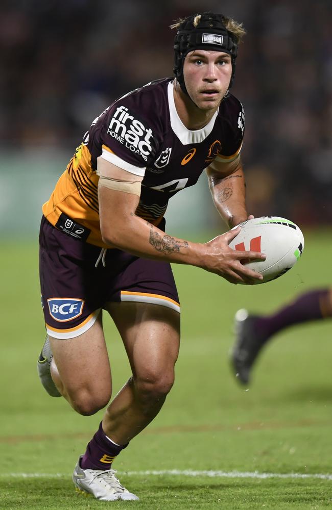 Broncos rookie Blake Mozer is yet to sign an extension with Brisbane. Picture: NRL Imagery