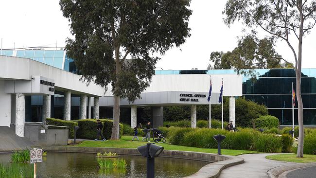 A man has been arrested and charged for allegedly filming a Whittlesea Council staff member use the toilets at the South Morang Civic Centre.