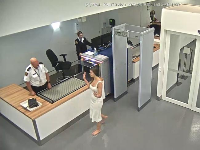 CANBERRA, AUSTRALIA - NCA NewsWire Photos - 04 MARCH, 2024: Newly released CCTV vision shows former political staffers Brittany Higgins and Bruce Lehrmann inside Parliament House in Canberra. The Federal Court has released a trove of audio material and CCTV vision as part of Mr Lehrmann’s blockbuster defamation lawsuit against the broadcaster and journalist Lisa Wilkinson. Picture: NCA NewsWire handout, **EDITORIAL USE ONLY**