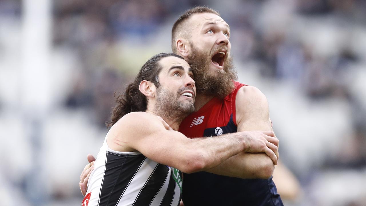 Grundy and Gawn could be teammates next season. (AAP Image/Daniel Pockett)