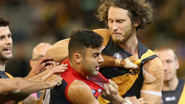 Tyrone Vickery has had plenty of attention from the umpires throughout his career. Picture: Getty Images