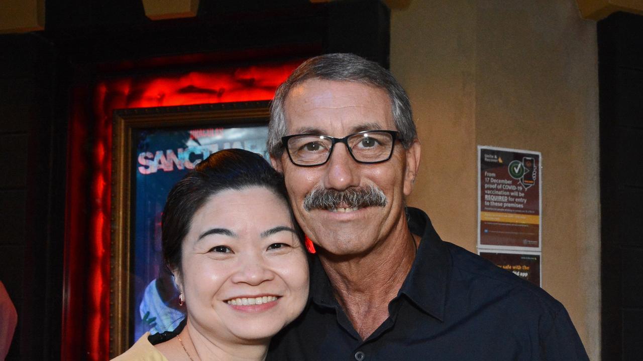 Elaine and Steven Wellings at opening night of ‘Sanctuary’ at Dracula’s Cabaret, Broadbeach. PIC: (c) Regina King