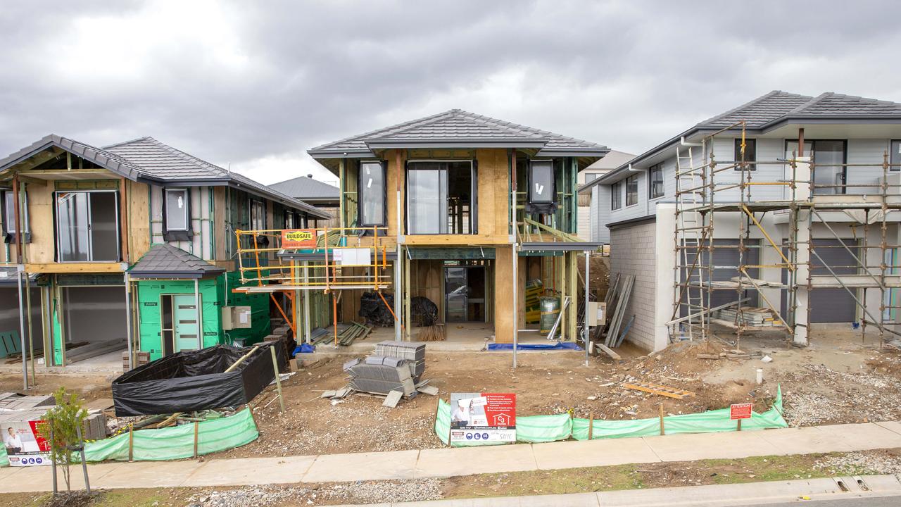 Housing and construction in the Ipswich region of Springfield. Image: Richard Walker.