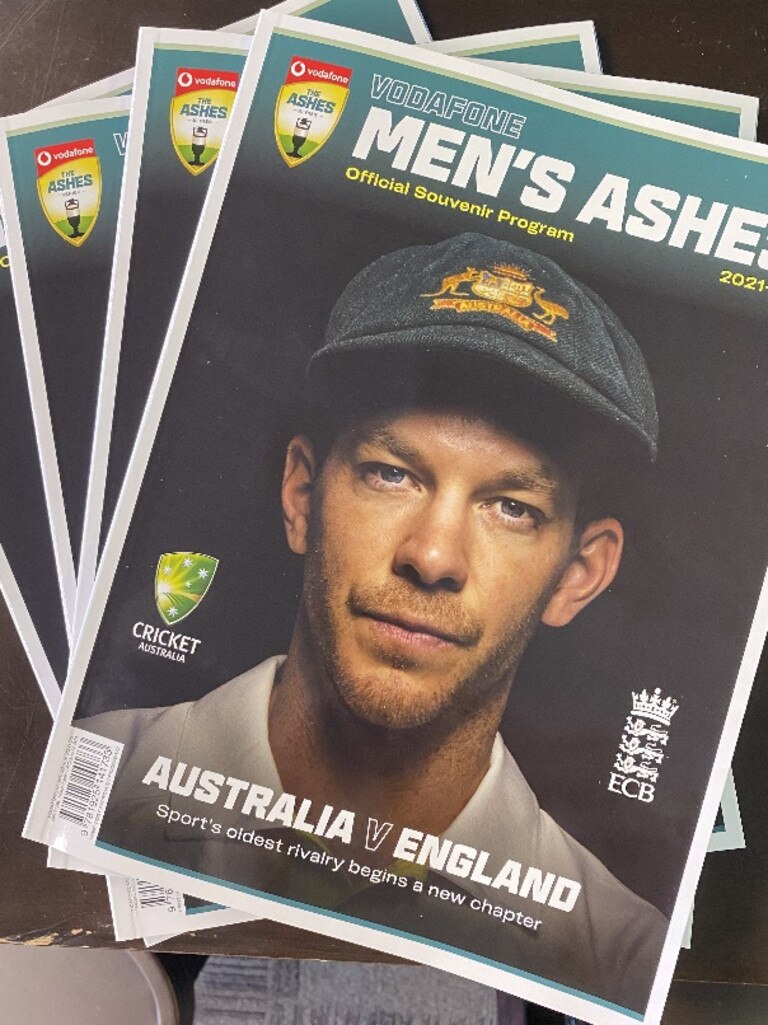 Cricket Australia’s souvenir Ashes guide.