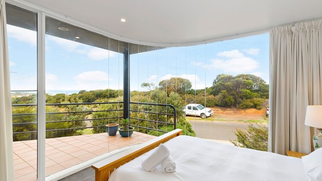 Floor-to-ceiling windows maximise the view.