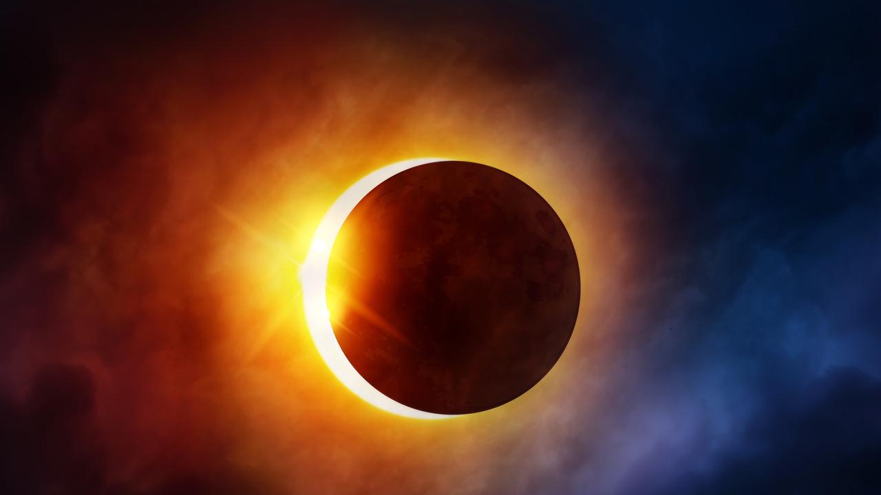 The eclipse is sometimes referred to as the Ring of Fire because the moon doesn’t completely block out the sun and leaves a ring of light. Picture: Supplied