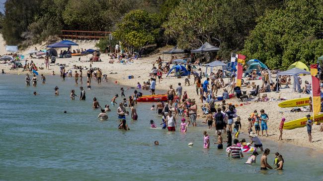 Beaches will be packed as locals look to cool off this week. Picture: Jerad Williams