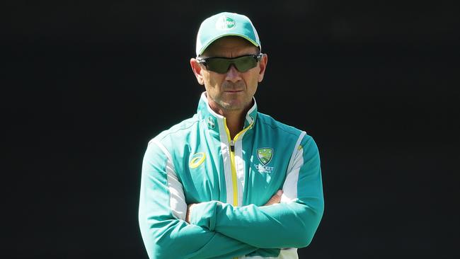 Justin Langer says it is unlikely he ever coaches again. (Photo by Mark Metcalfe/Getty Images)