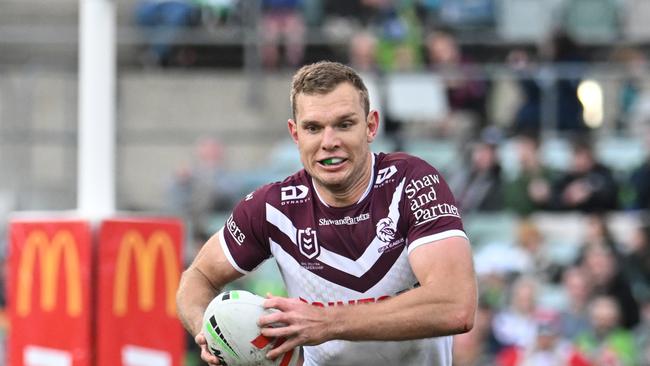 NRL 2024 RD23 Canberra Raiders v Manly-Warringah Sea Eagles - Tom Trbojevic. Picture: NRL Photos