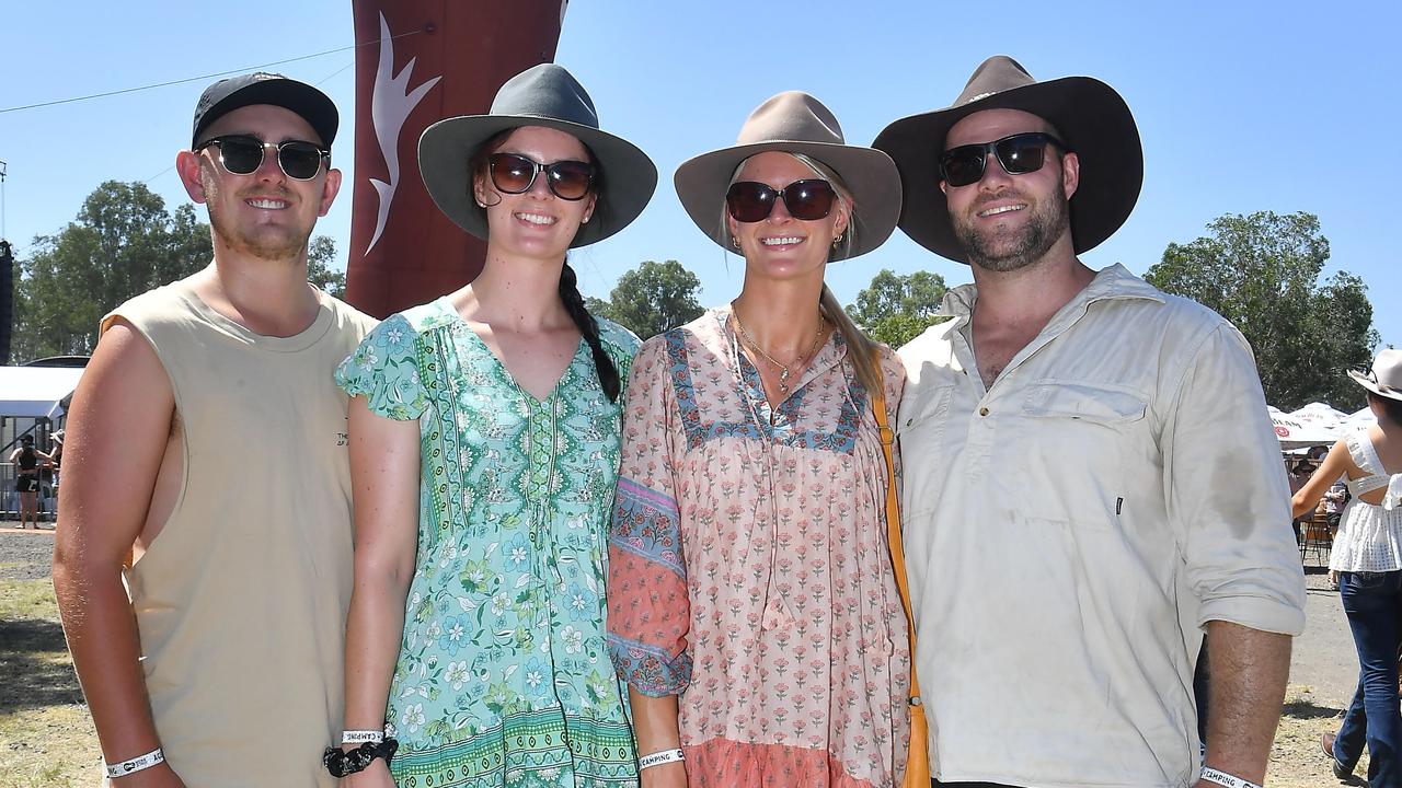 Ryan Moore, Brianna Hobden and Bec Hobden, Cam Mendham CMC Rocks Friday March 17, 2023. Picture John Gass