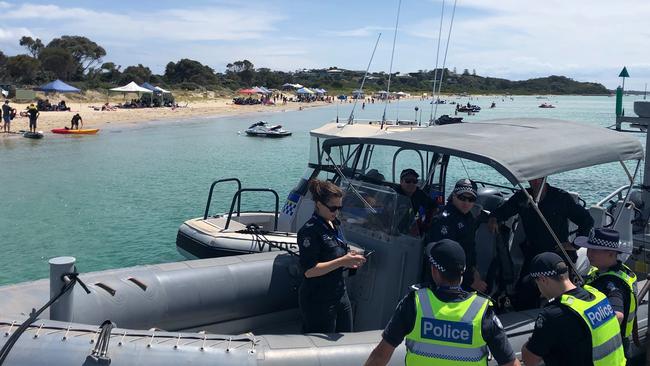 Mornington Peninsula police are patrolling local beaches to ensure jet ski riders do the right thing. Picture: supplied