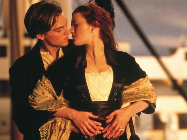 Lovebirds ... Leonardo DiCaprio as Jack Dawson and Kate Winslet as Rose DeWitt in Titanic. Picture: Paramount Pictures and Twentieth Century Fox