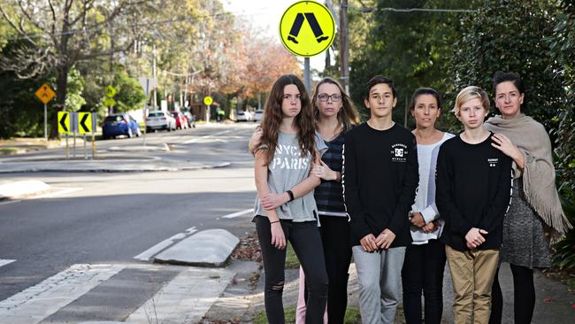 Moses’ mum, Bec Dorsey from Frenchs Forest, said the crossing was notorious in the community.