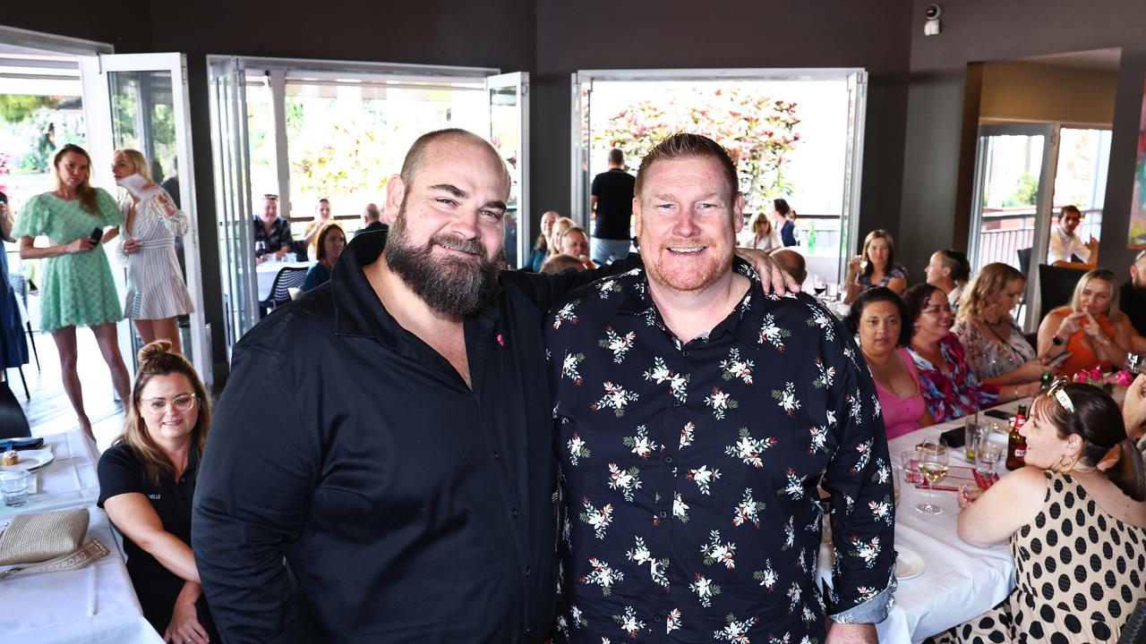 Cairns brothers Peter and Nick Lyngcoln created Annie's Army 7 years ago after their mother Annie died from a heart attack. Every year they hold a long lunch, fundraising for the Far North Queensland Hospital Foundation in honour of their mother. This year's long lunch, held at Piccolo Cucina Italian restaurant, raised over $10,000. Picture: Brendan Radke