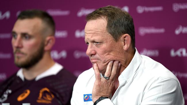 The Broncos have conceded 113 points in their last two games to all but end the Broncos’ 2022 finals dream. Picture: NRL Photos.