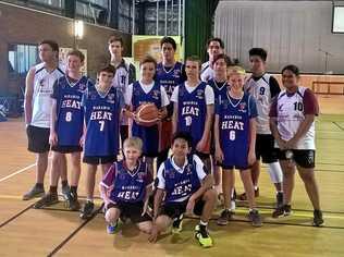 BASKETBALL FUN: Maranoa Heat travelled to Charleville at the weekend for a basketball clinic. Picture: Contributed