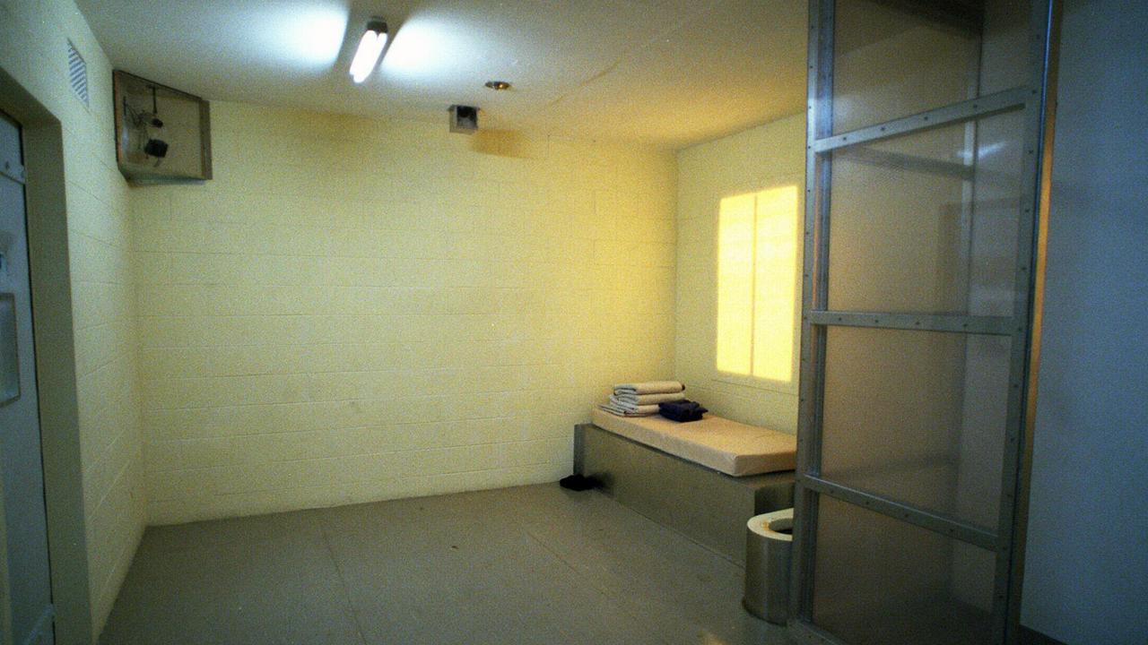 The interior of Port Arthur gunman Martin Bryant’s cell at Risdon Prison.