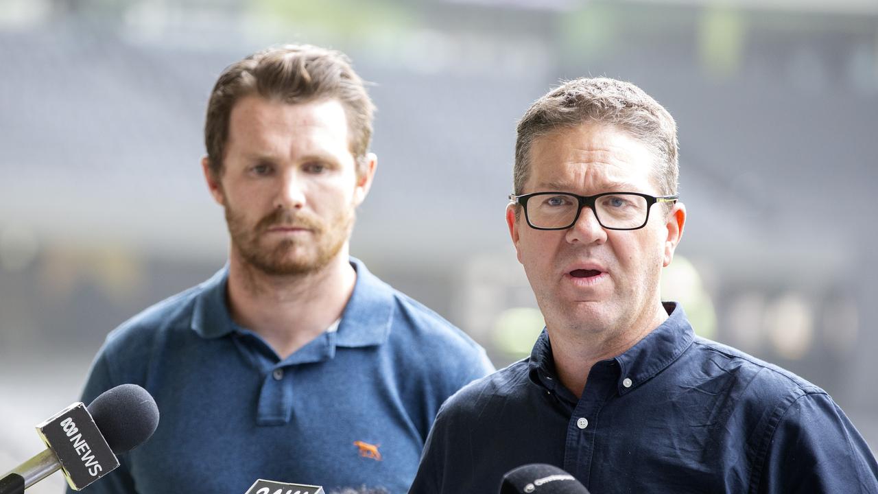 The AFLPA will hold a conference call between all AFL and AFLW players. Photo: Sarah Matray