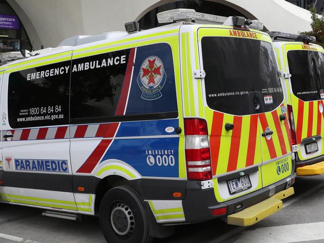 Managers at Ambulance Victoria have taken the unprecedented step to vote in support of a no-confidence motion against the agency’s under-fire executive. Picture: David Crosling