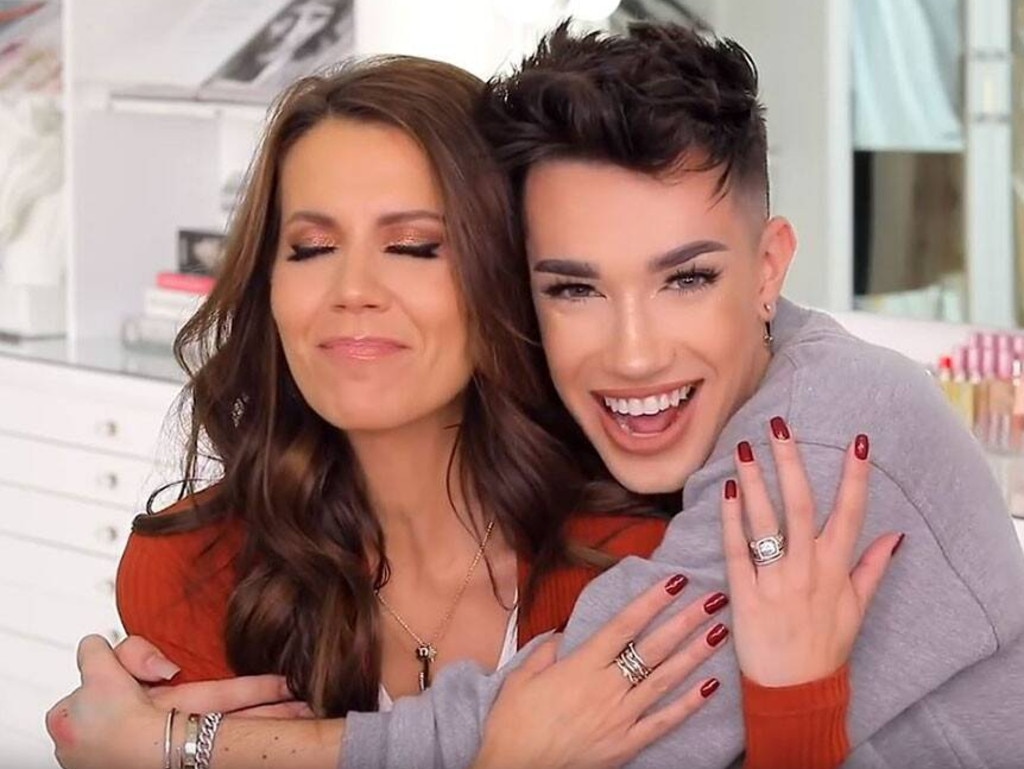 James became a household name when his feud with fellow beauty influencer Tati Westbrook went public earlier this year. Picture: YouTube