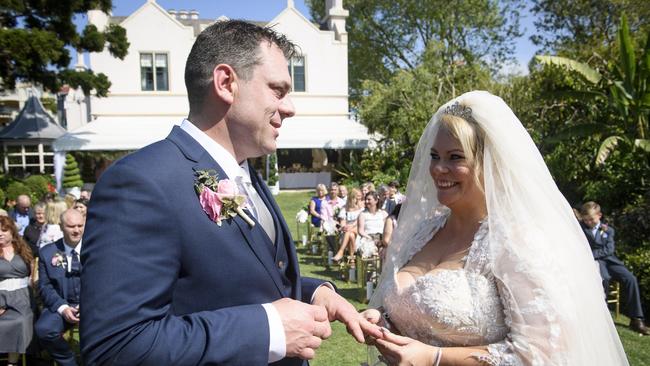 When your groom says “Oh shit” as you come down the aisle, it might be a sign you’re being set up. (Pic: Supplied)