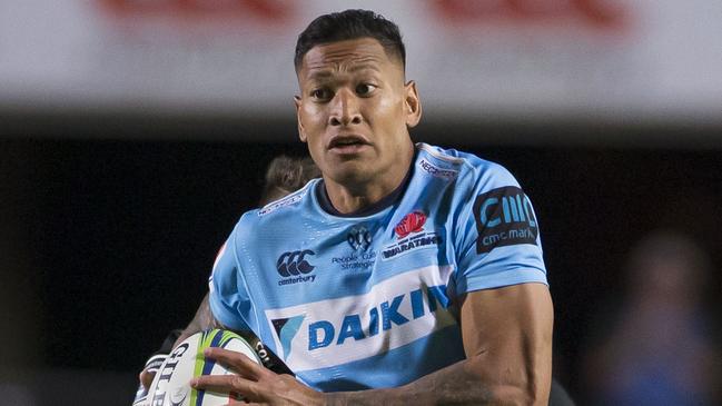 Israel Folau is considering a switch to sevens for the Tokyo Olympics. Picture: AAP