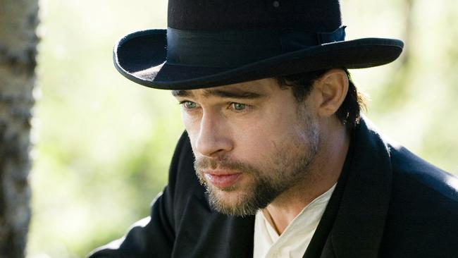 Brad Pitt in scene from The Assassination of Jesse James by the Coward Robert Ford.