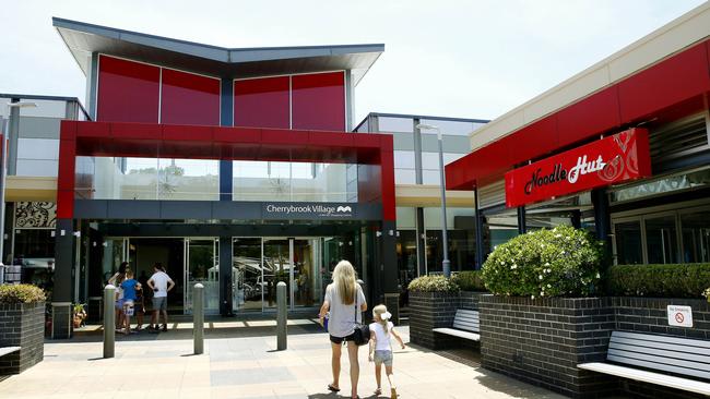 Cherrybrook Village Shopping Centre. Picture: John Appleyard