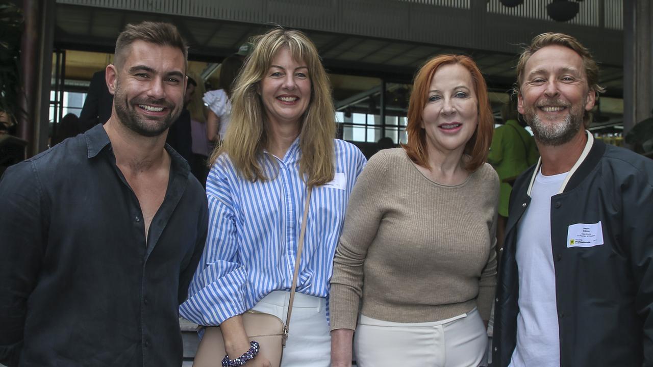 Entrepreneurs Forum, with guest speakers Luke Rust - Co-Founder/CEO of Outbound. Peta Fielding - Founder/Director of Burleigh Brewing Co , Deb Farnworth-Wood - Founder of Australian Skin Clinics franchise, and Jason Atkins CEO of Cake Equity. Picture: Glenn Campbell