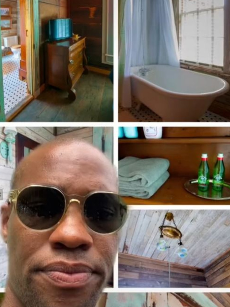 It featured a bedroom and private bathroom. Picture: TikTok/lawyerwynton